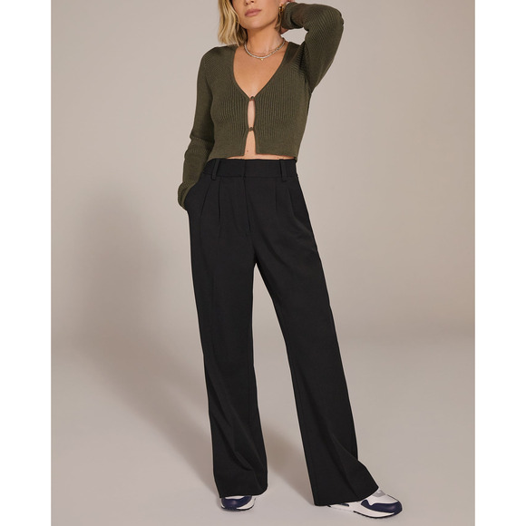 Favorite Daughter 'The Favorite' Black Pant Shortie Size 14 - Picture 1 of 5